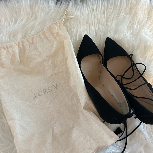 J Crew Falsetto Suede ankle tie pump - Picture 7 of 7
